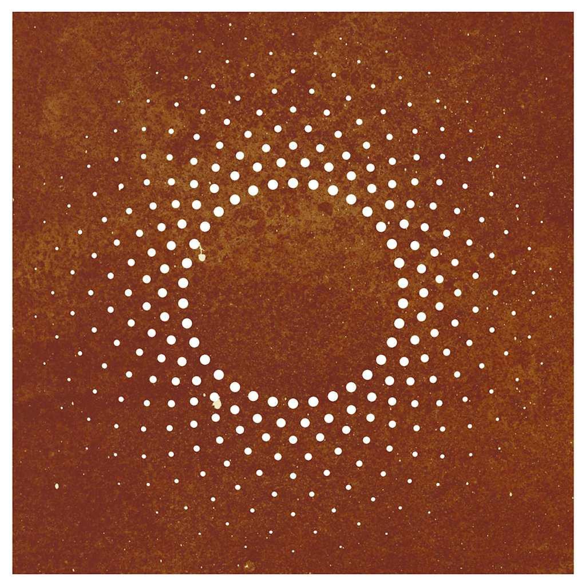 Voir la diapositive 5 : VIDAXL Decoration murale jardin 55x55 cm acier corten design du soleil