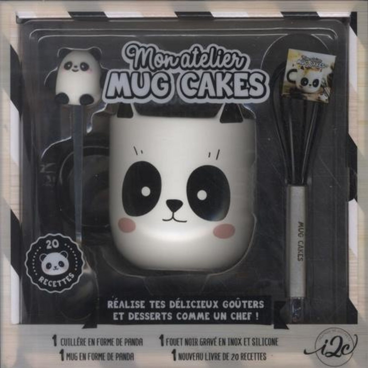 MON ATELIER MUG CAKES PANDA. REALISE TES DELICIEUX GOUTERS ET DESSERTS COMME UN CHEF !, Hémon Albane