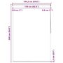 Voir la diapositive 6 : VIDAXL Store roulant de douche 160x240 cm Etoile de mer