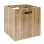 Voir la diapositive 1 : Paris Prix Cube de Rangement  Bois  30x30cm Naturel