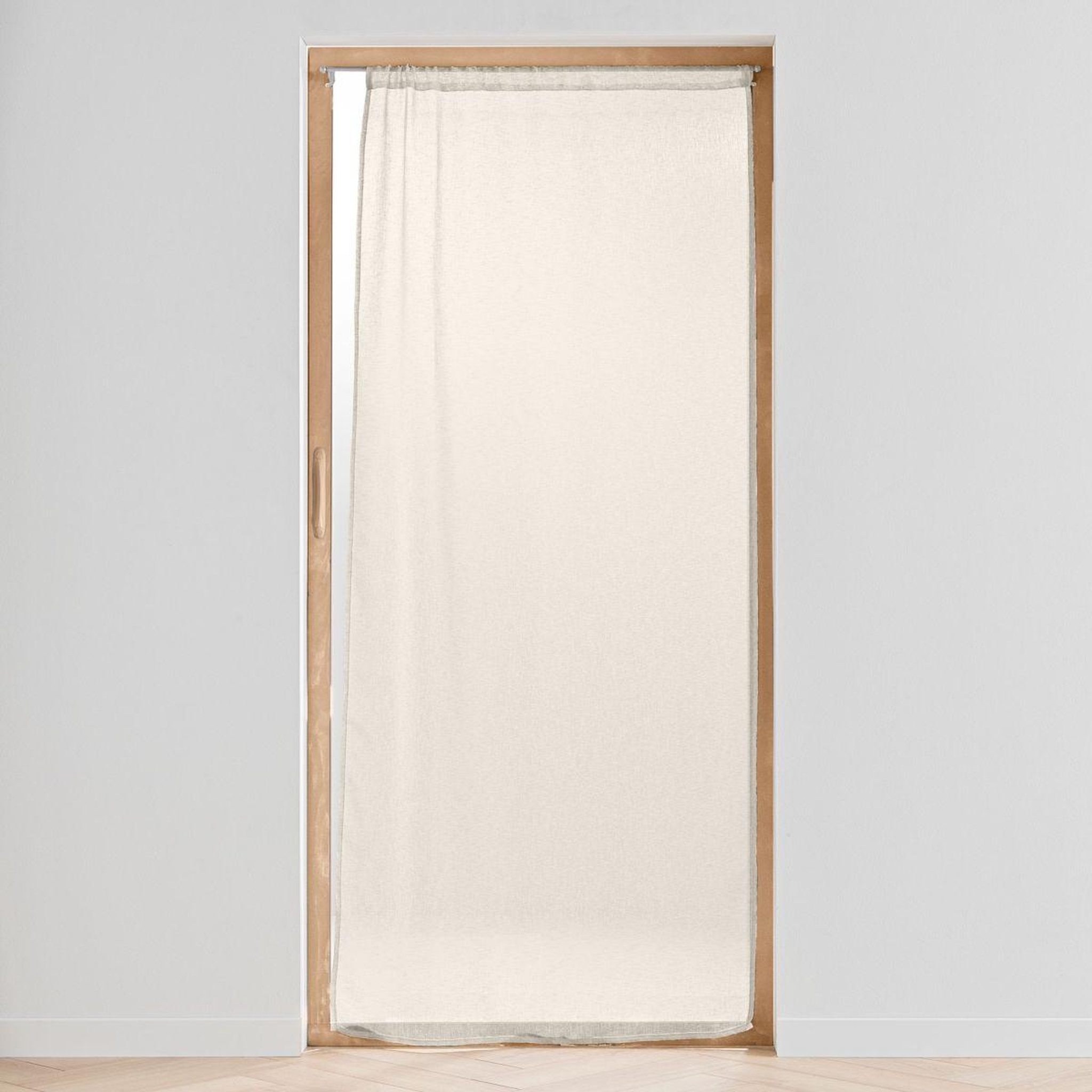 Douceur d'Intérieur Voilage passe-tringle  carlin  90x200cm lin