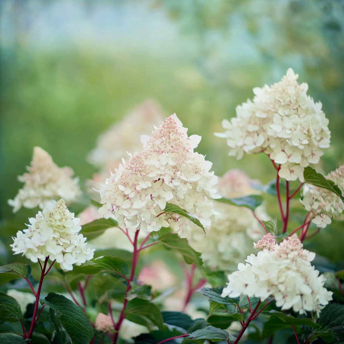 PLANT IN A BOX Hortensia - Set de 2 - Hydrangea paniculata 'Early Harry' - H25-40cm - ⌀19cm