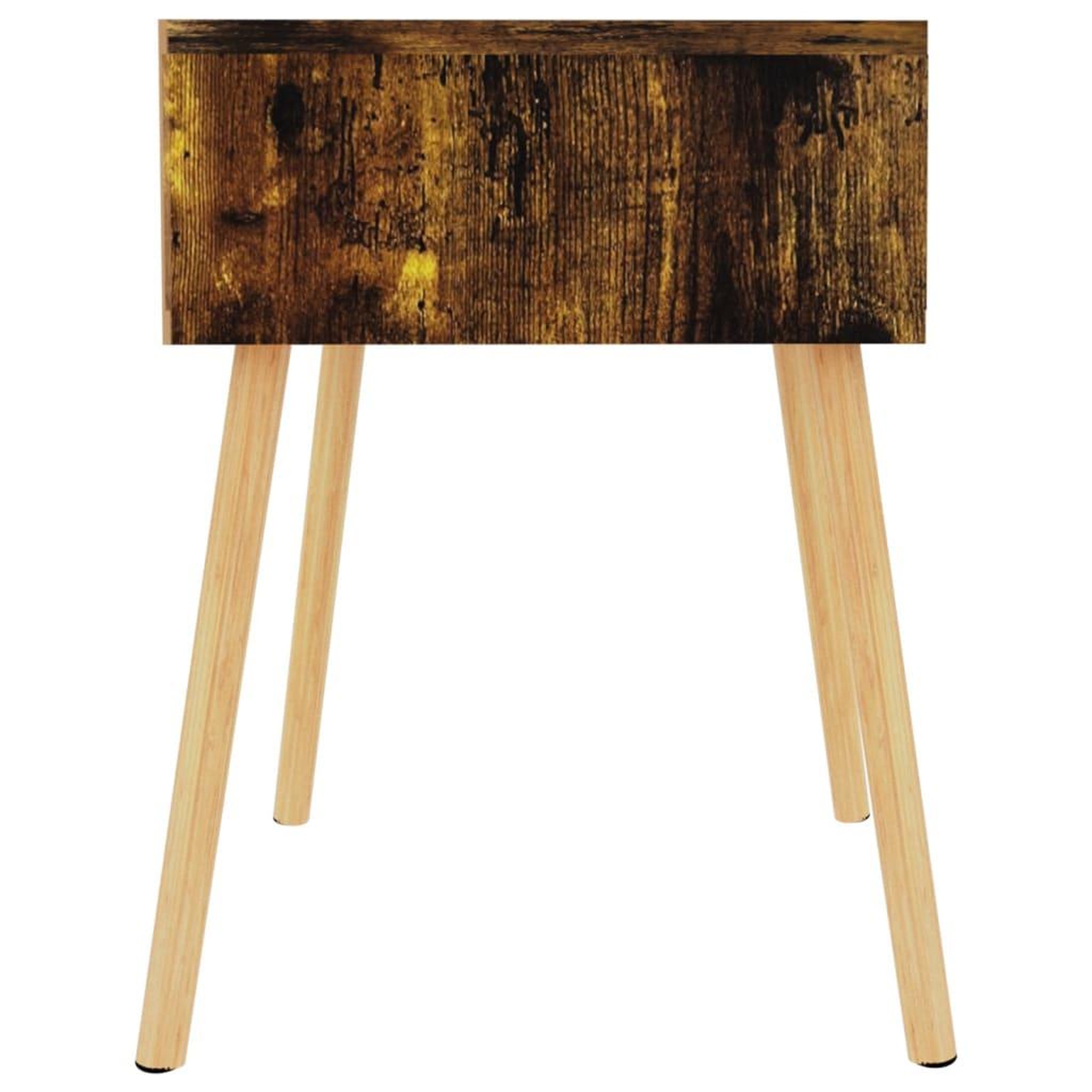 Voir la diapositive 4 : VIDAXL Tables de chevet 2 pcs Chene fume 40x40x56 cm Bois d'ingenierie