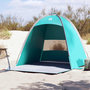 Voir la diapositive 1 : VIDAXL Tente de plage 3 personnes vert impermeable