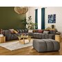 Voir la diapositive 1 : LISA DESIGN Debbie - canapé modulable d'angle droit 5 places en tissu texturé