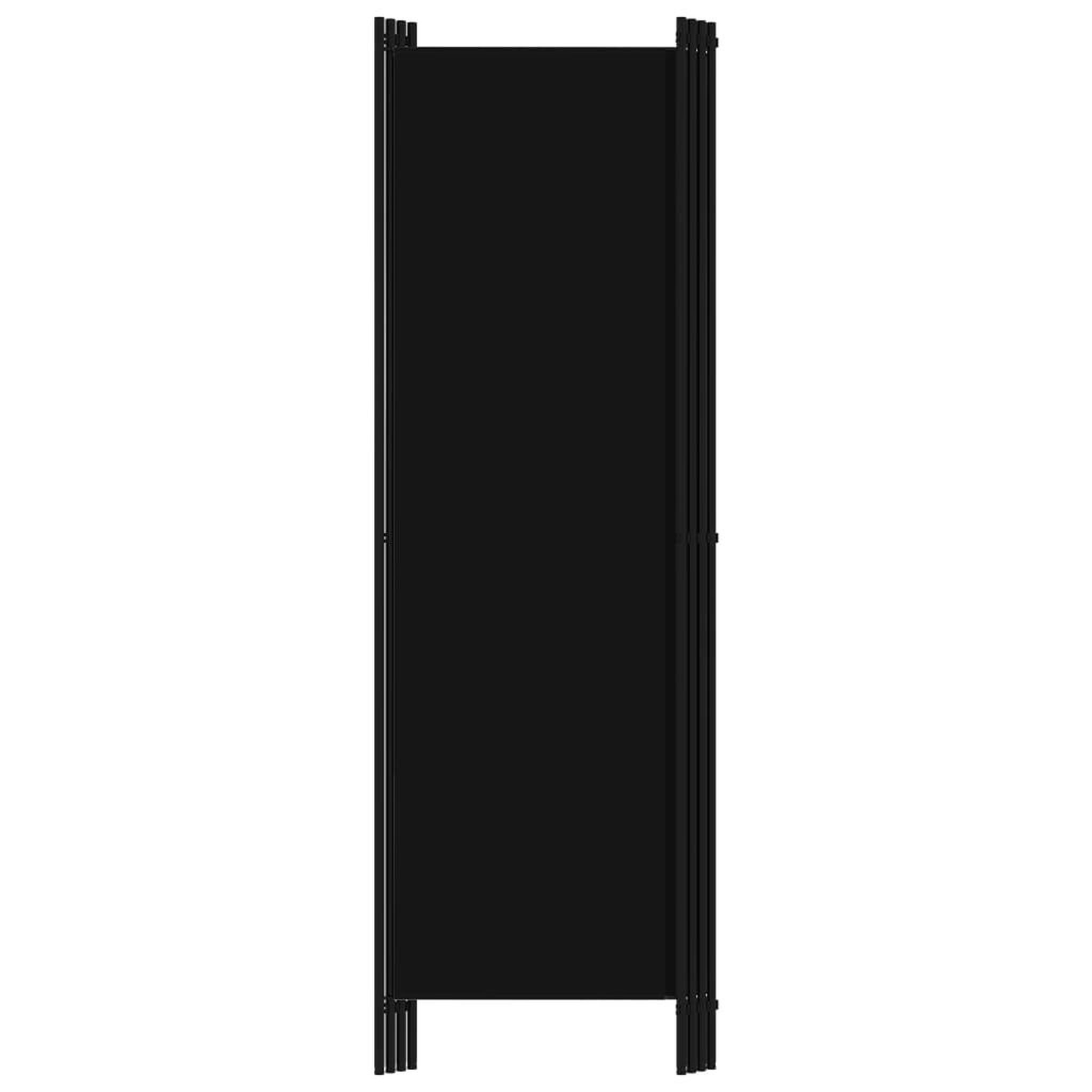 Voir la diapositive 4 : VIDAXL Cloison de separation 4 panneaux Noir 200x180 cm