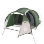 Voir la diapositive 4 : VIDAXL Tente de camping tunnel 2 personnes vert impermeable