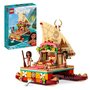 LEGO Disney Princess 43210 Le bateau d'exploration de Vaiana, Jouet avec Mini-Poupée Sina, et Figurine Dauphin