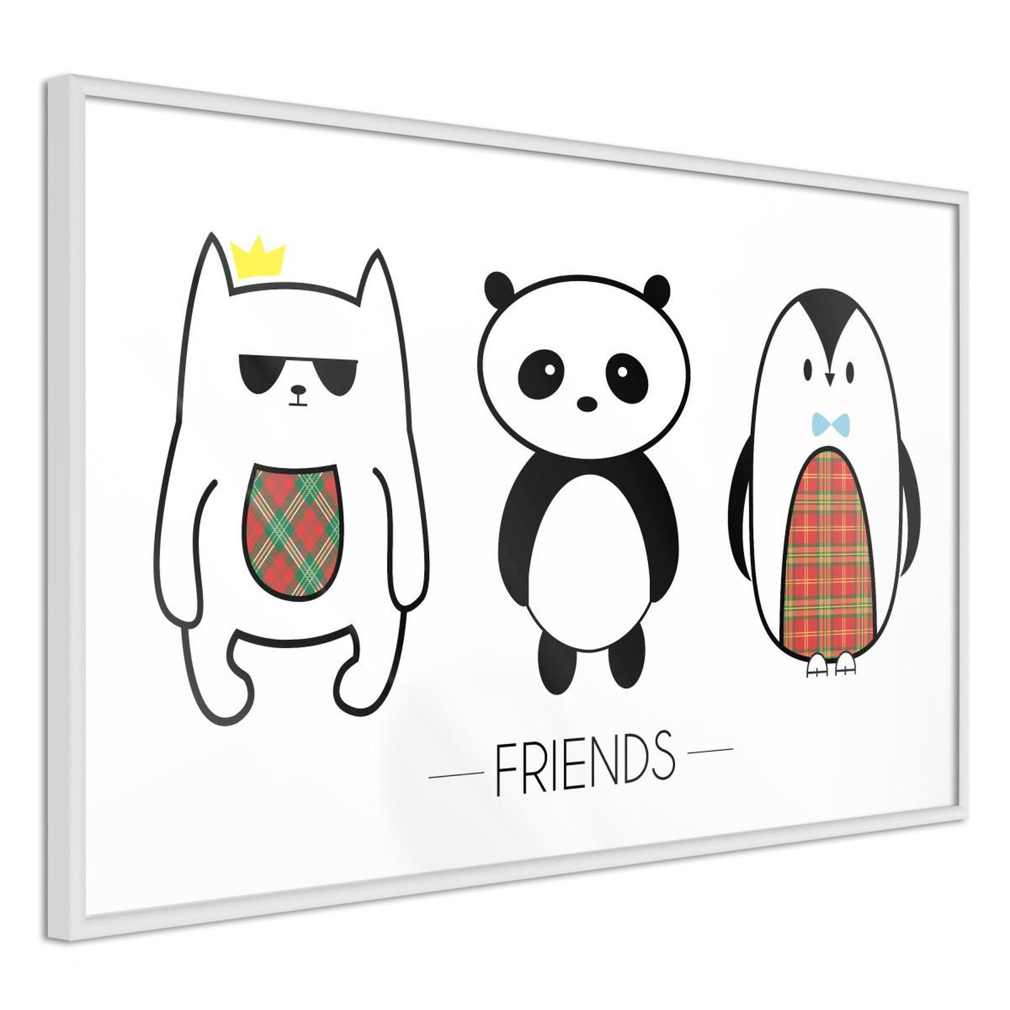 Paris Prix Affiche murale encadrée  buddies