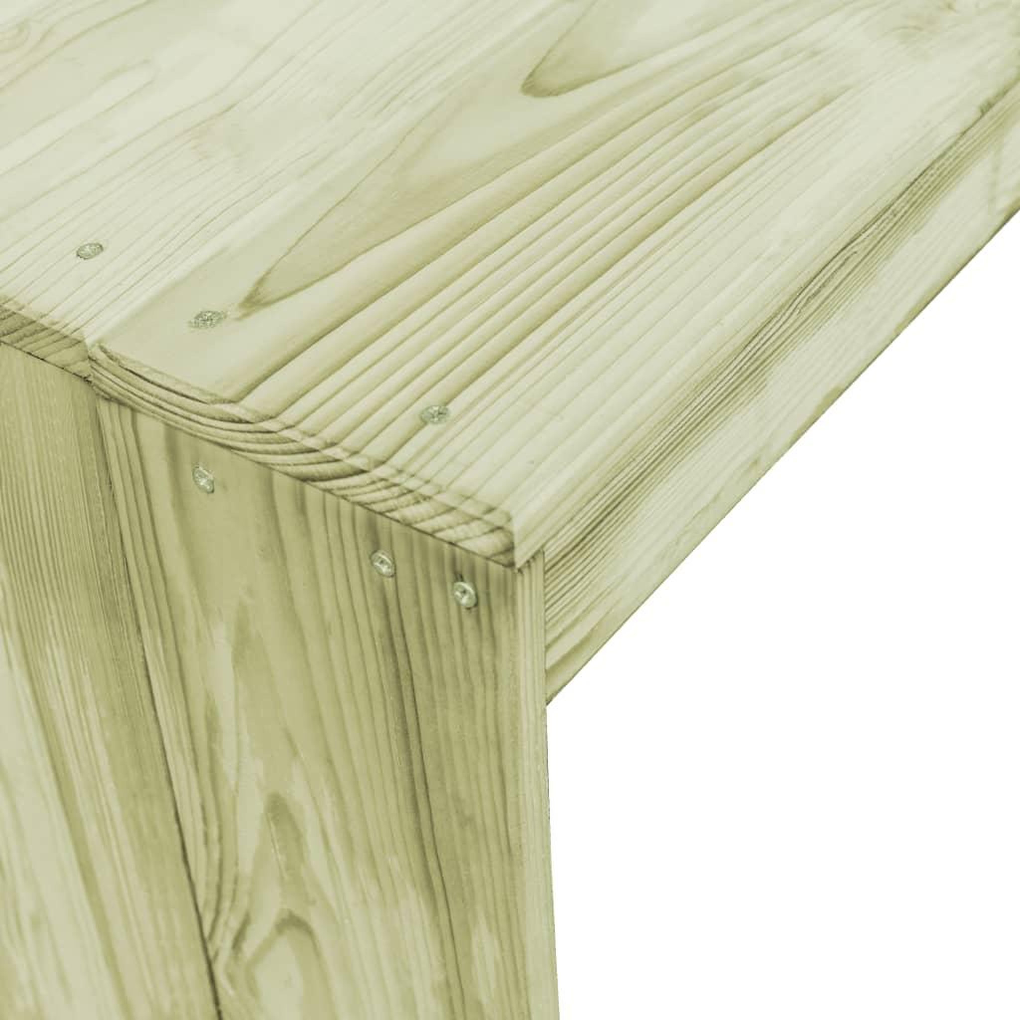 Voir la diapositive 5 : VIDAXL Table de bar 170x60x110 cm Pin impregne