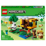 LEGO Minecraft  21241 La cabane Abeille, Jouet, Ferme avec Maison, Zombie et Figurines Animaux
