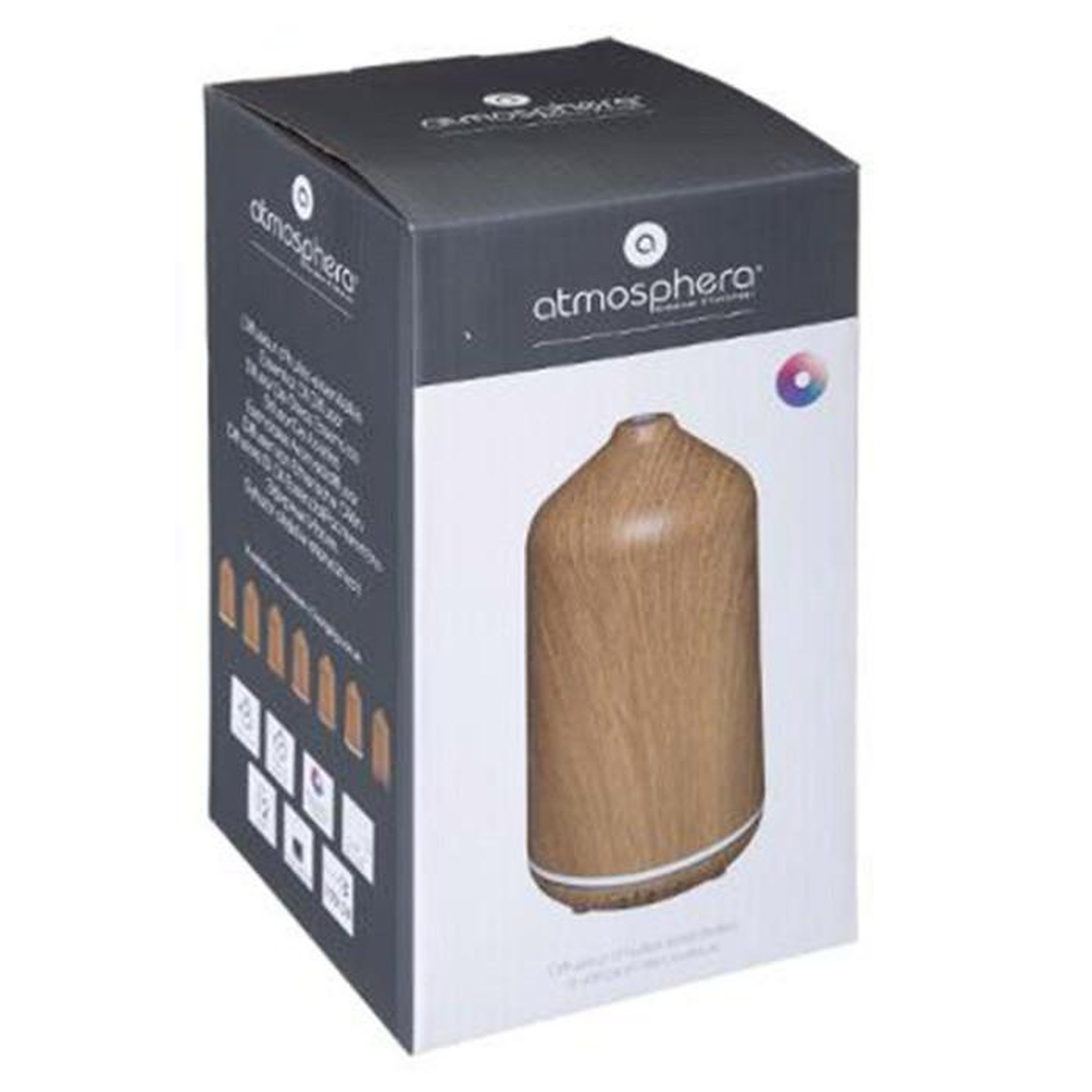 Voir la diapositive 5 : COMPTOIR DE LA BOUGIE Diffuseur d'huiles essentielles  bois  250ml naturel