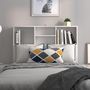 Voir la diapositive 3 : VIDAXL Armoire de tete de lit Blanc brillant 100x19x103,5 cm