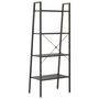 Voir la diapositive 5 : VIDAXL Etagere sur pied 4 niveaux Noir 56x35x140 cm