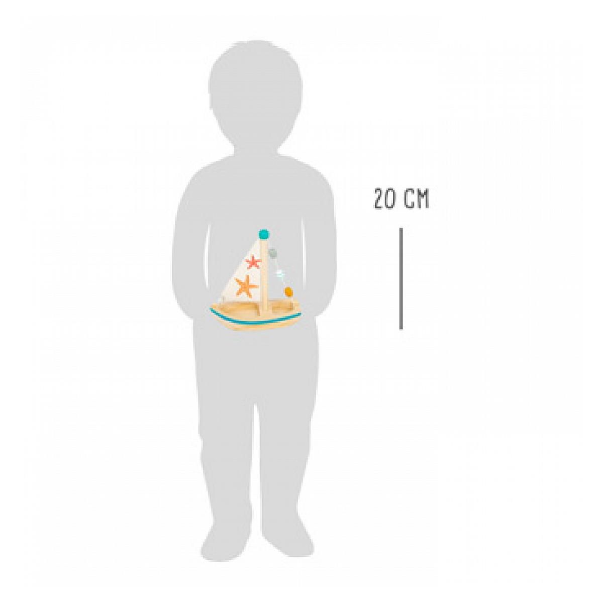 SMALLFOOT Voilier Etoile de mer en bois