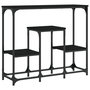 Voir la diapositive 2 : VIDAXL Table console noir 89,5x28x76 cm bois d'ingenierie