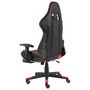 Voir la diapositive 4 : VIDAXL Chaise de jeu pivotante avec repose-pied Rouge PVC