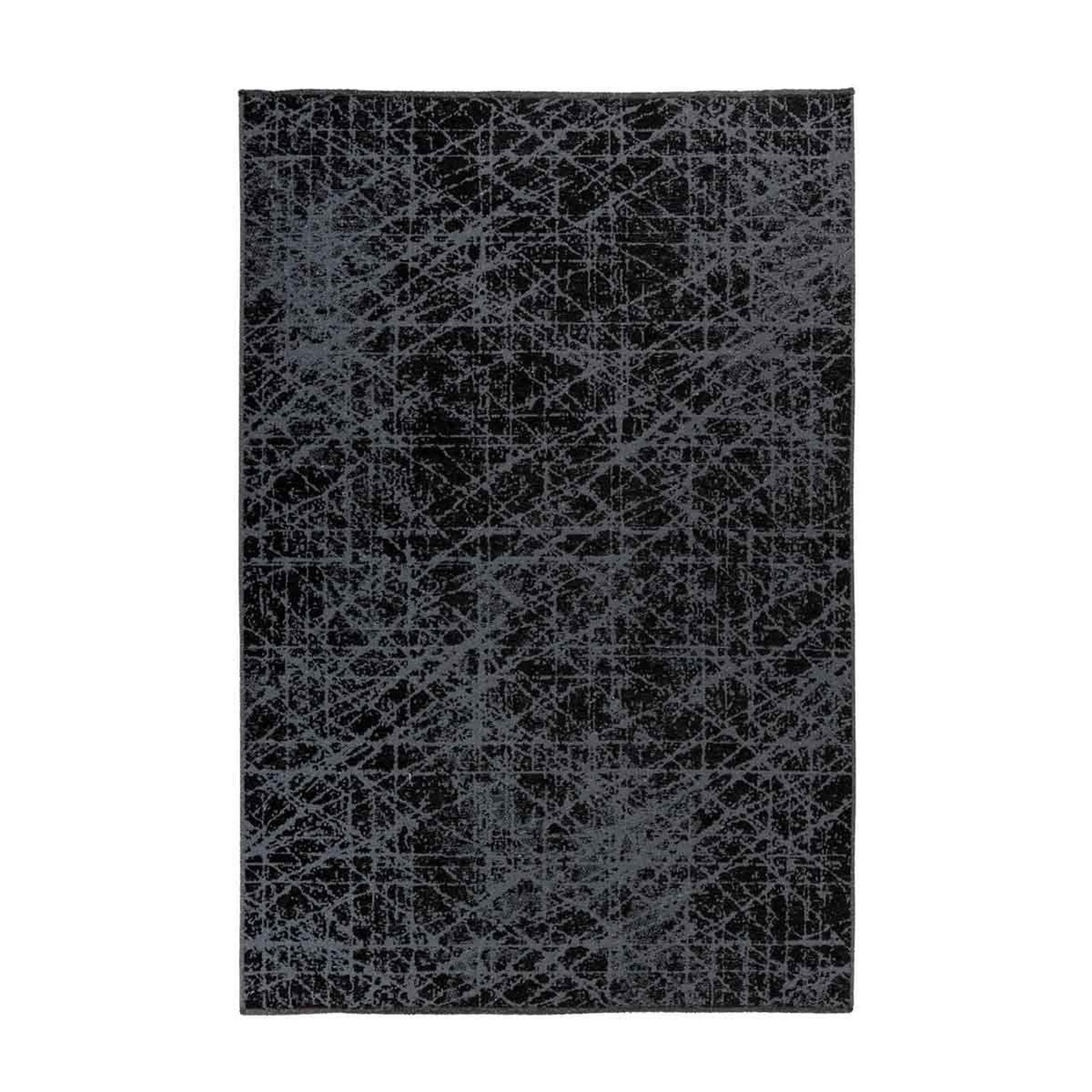 Voir la diapositive 1 : Paris Prix Tapis Tissé à Poils Courts Vintage  Kalevi  Gris