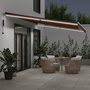 Voir la diapositive 3 : VIDAXL Auvent retractable automatique avec LED marron 600x300 cm