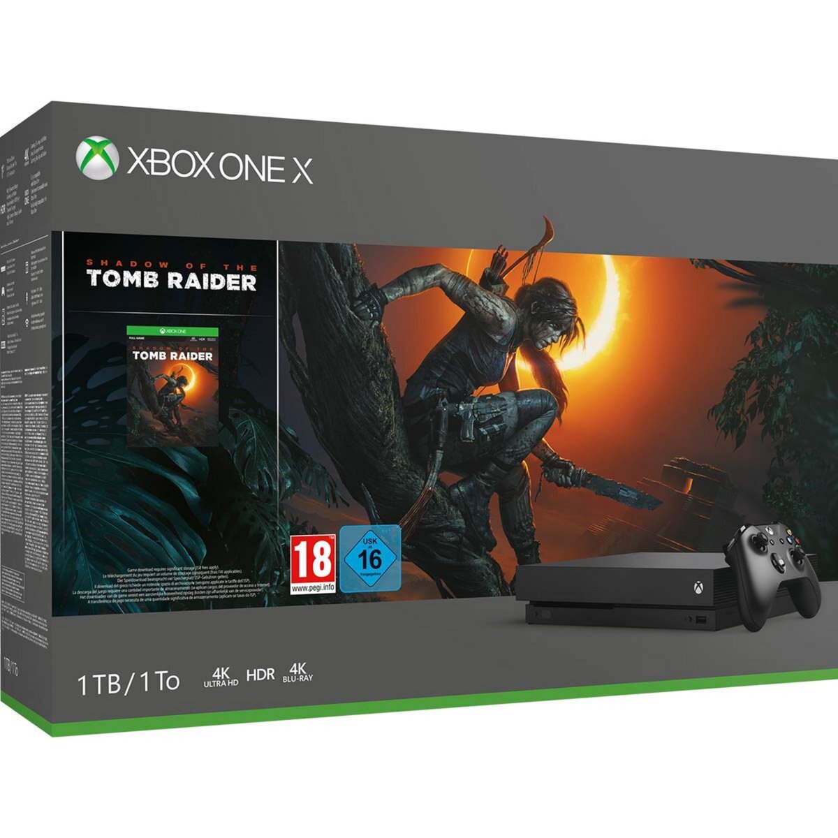 Console Xbox One X 1To Shadow Of The Tomb Raider
