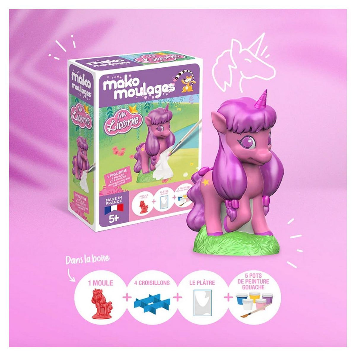 Mako Creations Ma licorne etoilee - Mako Moulage