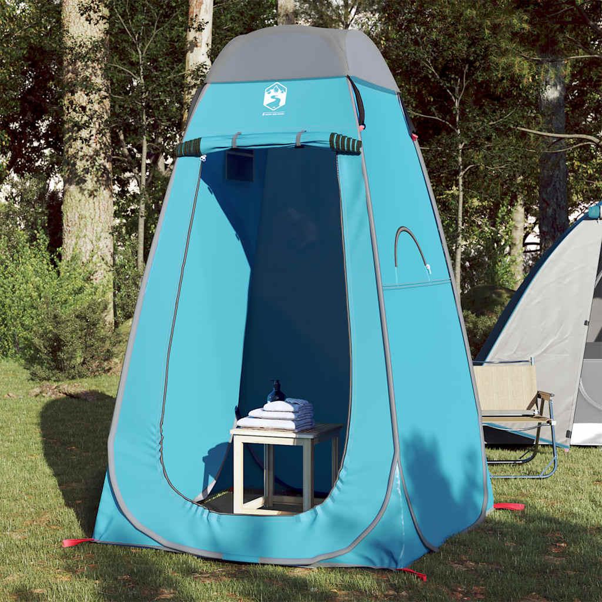 VIDAXL Tente d'intimite bleu escamotable impermeable