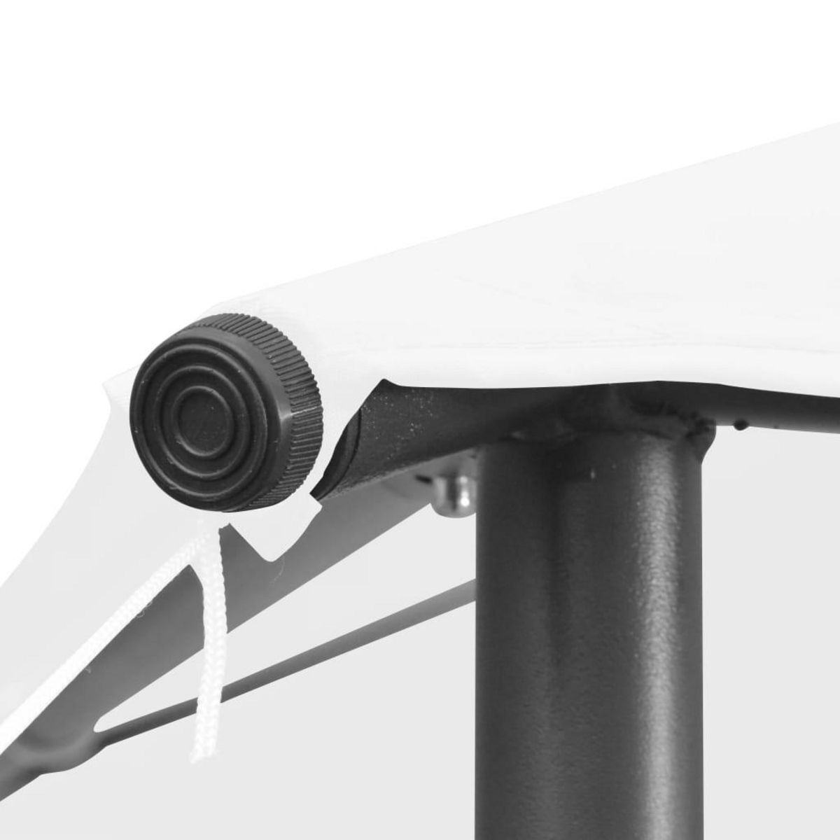 VIDAXL Tonnelle 3x3x2,9 m Blanc 180 g/m^2