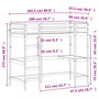 Voir la diapositive 6 : VIDAXL Lit superpose avec bureau 90x200 cm bois de pin massif