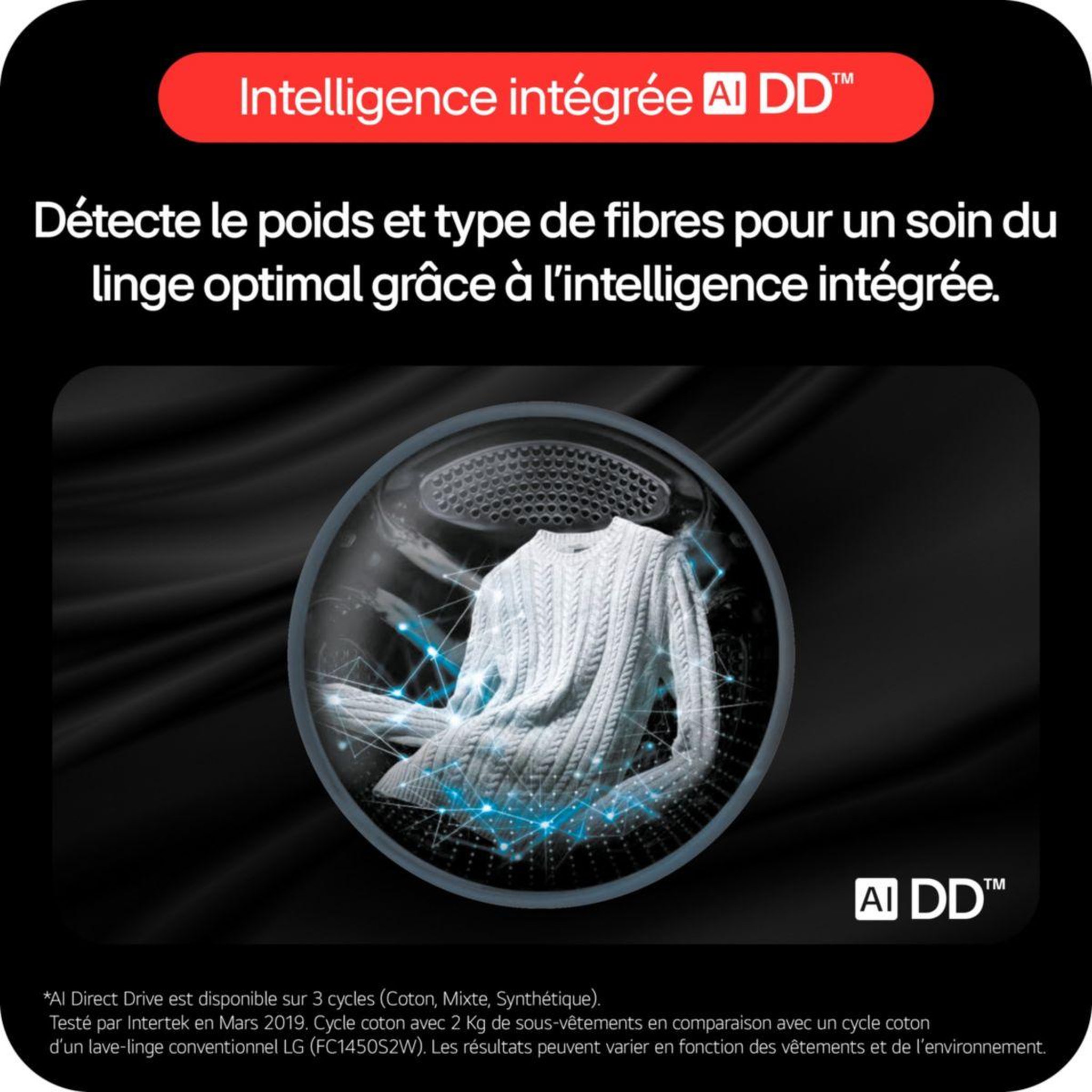 Voir la diapositive 4 : LG Lave linge séchant hublot f164x76bsta