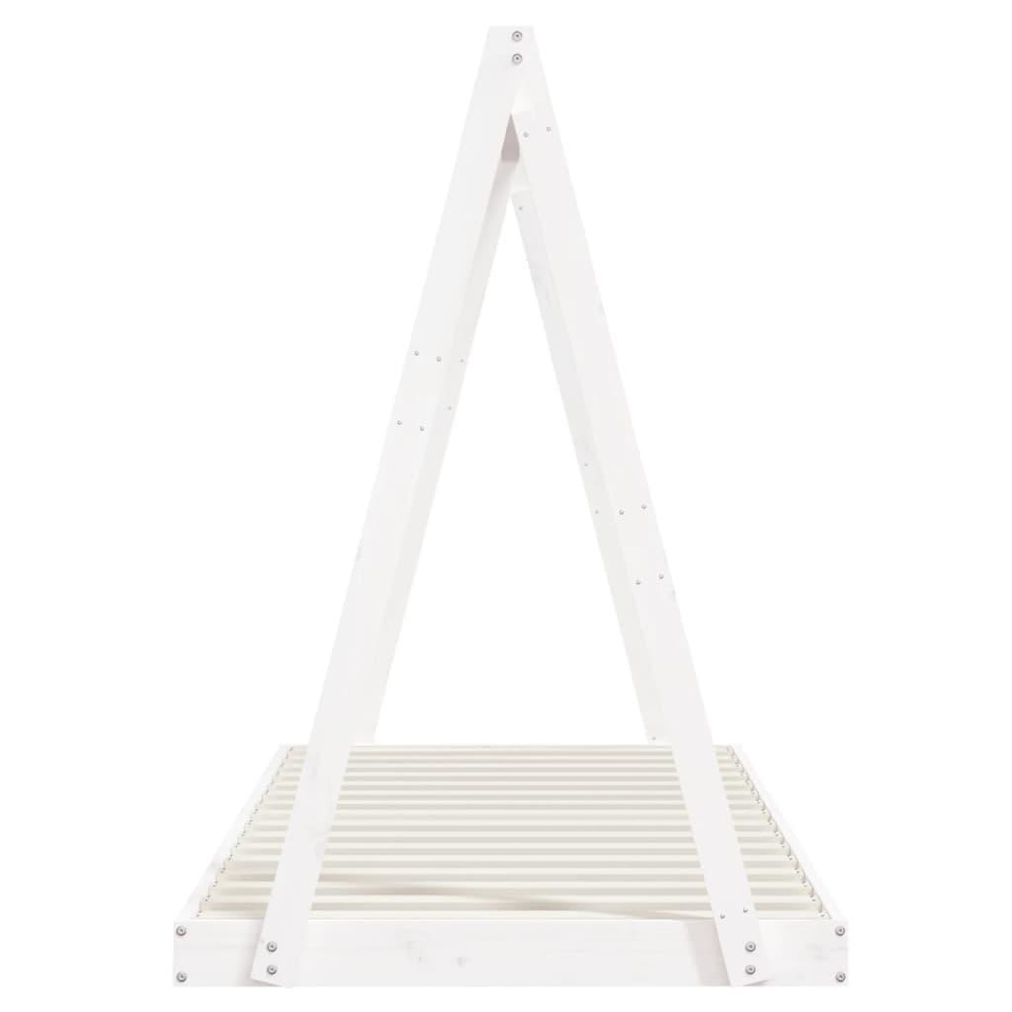 Voir la diapositive 5 : VIDAXL Cadre de lit pour enfants blanc 90x200 cm bois de pin massif