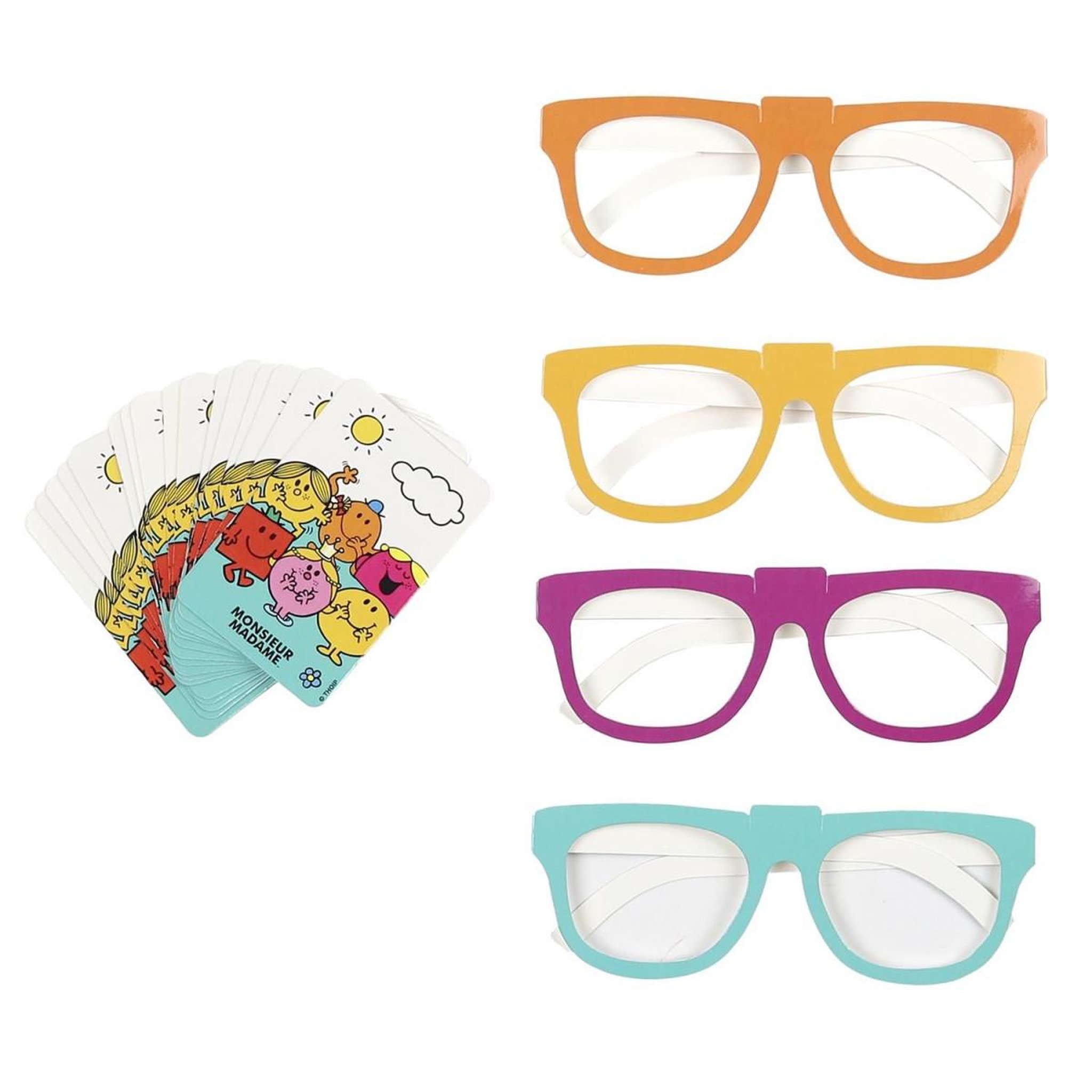 The Home Deco Factory Jeu Qui Suis-Je  Monsieur & Madame®  8cm Multicolore