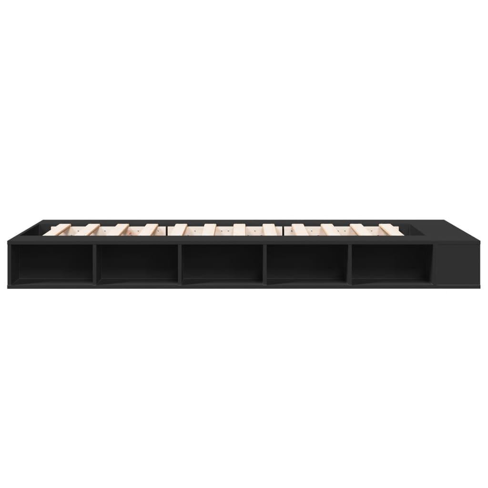 Voir la diapositive 5 : VIDAXL Cadre de lit sans matelas noir 75x190 cm