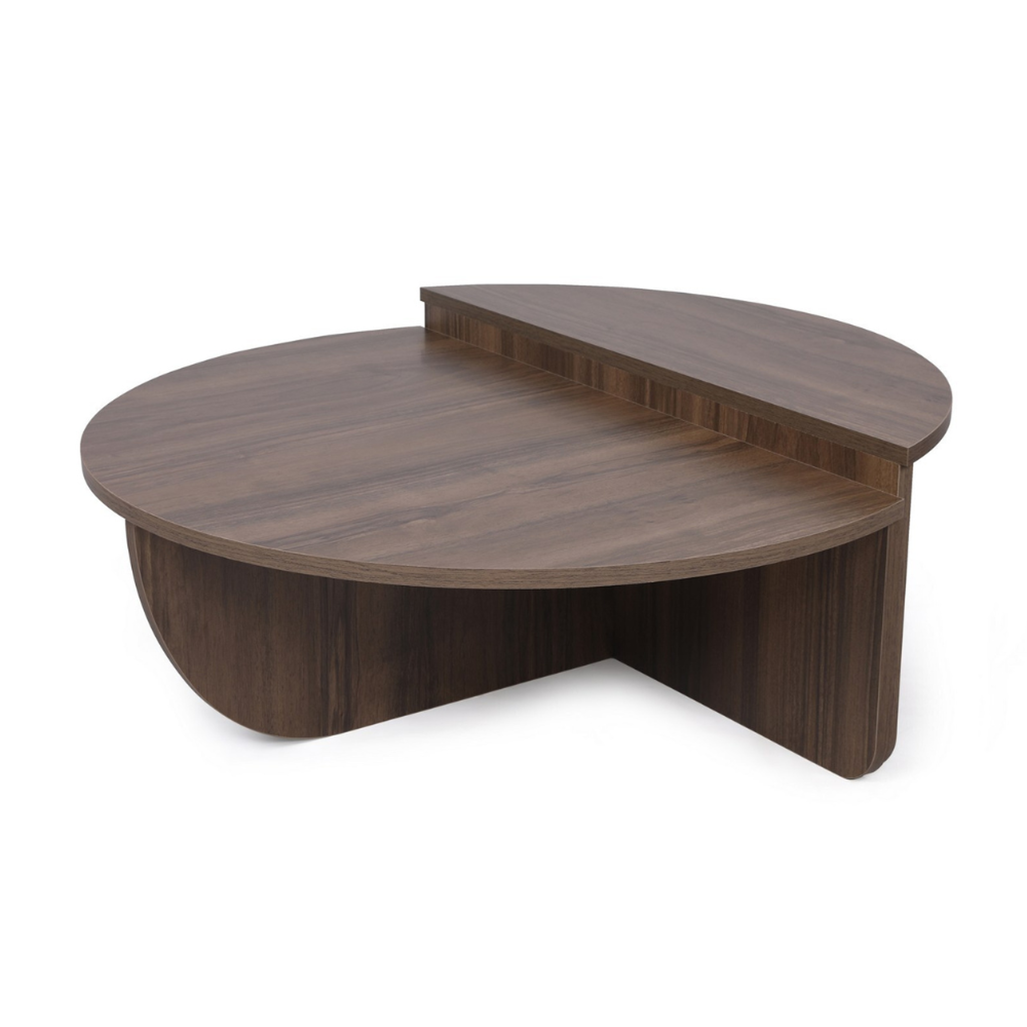 CONCEPT USINE Table basse modulable couleur noyer mila