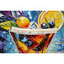Voir la diapositive 3 : Paris Prix Tableau Imprimé  Cocktail I  62x92cm Multicolore