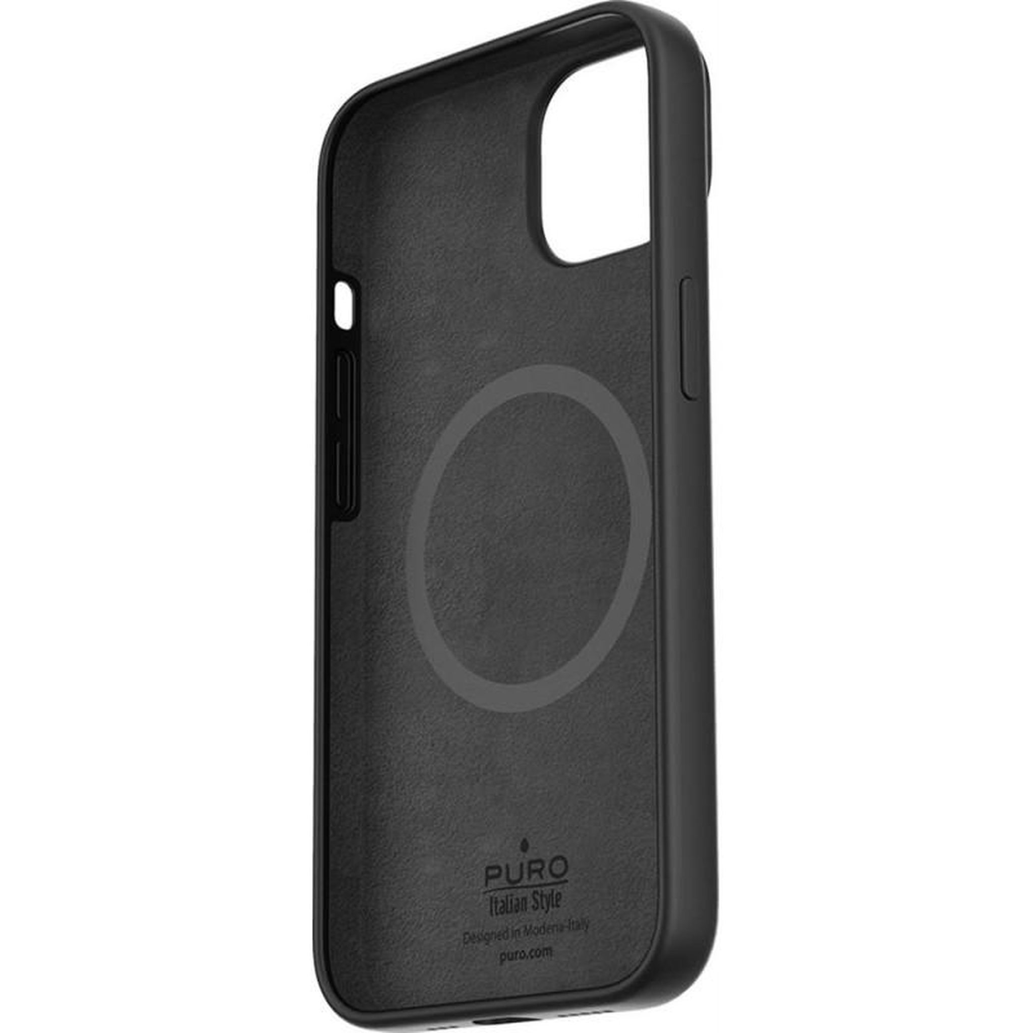 Puro Coque silicon Puro Icon Magnetique iPhone 14 Plus Noir