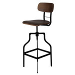Rendez vous déco Chaise de bar vintage réglable en hauteur 66/85 cm en bois-Retro