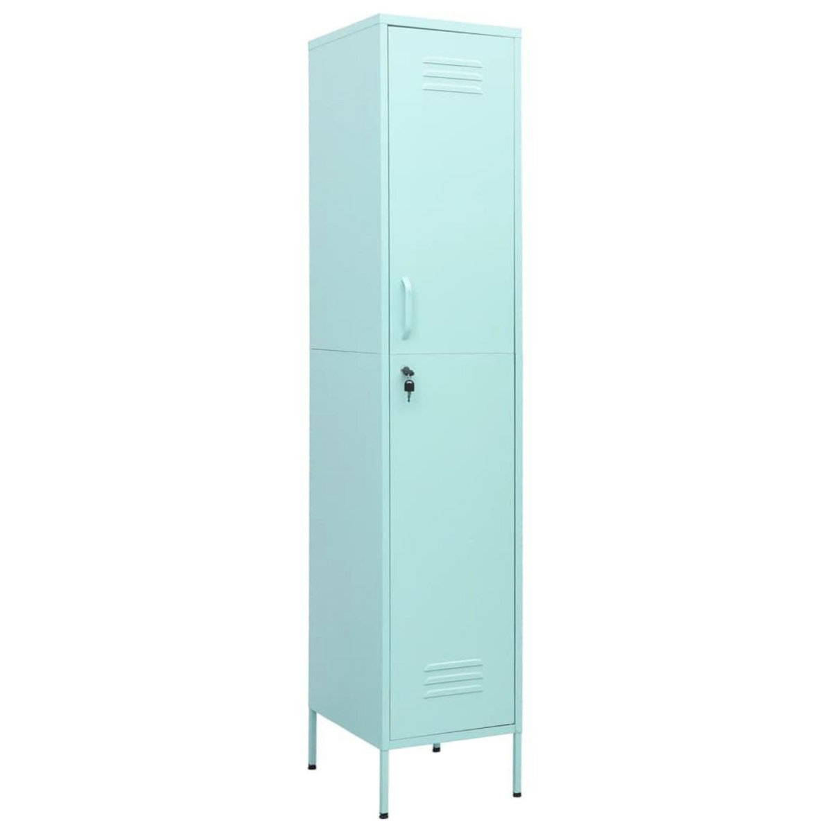 VIDAXL Armoire a casiers Vert menthe 35x46x180 cm Acier