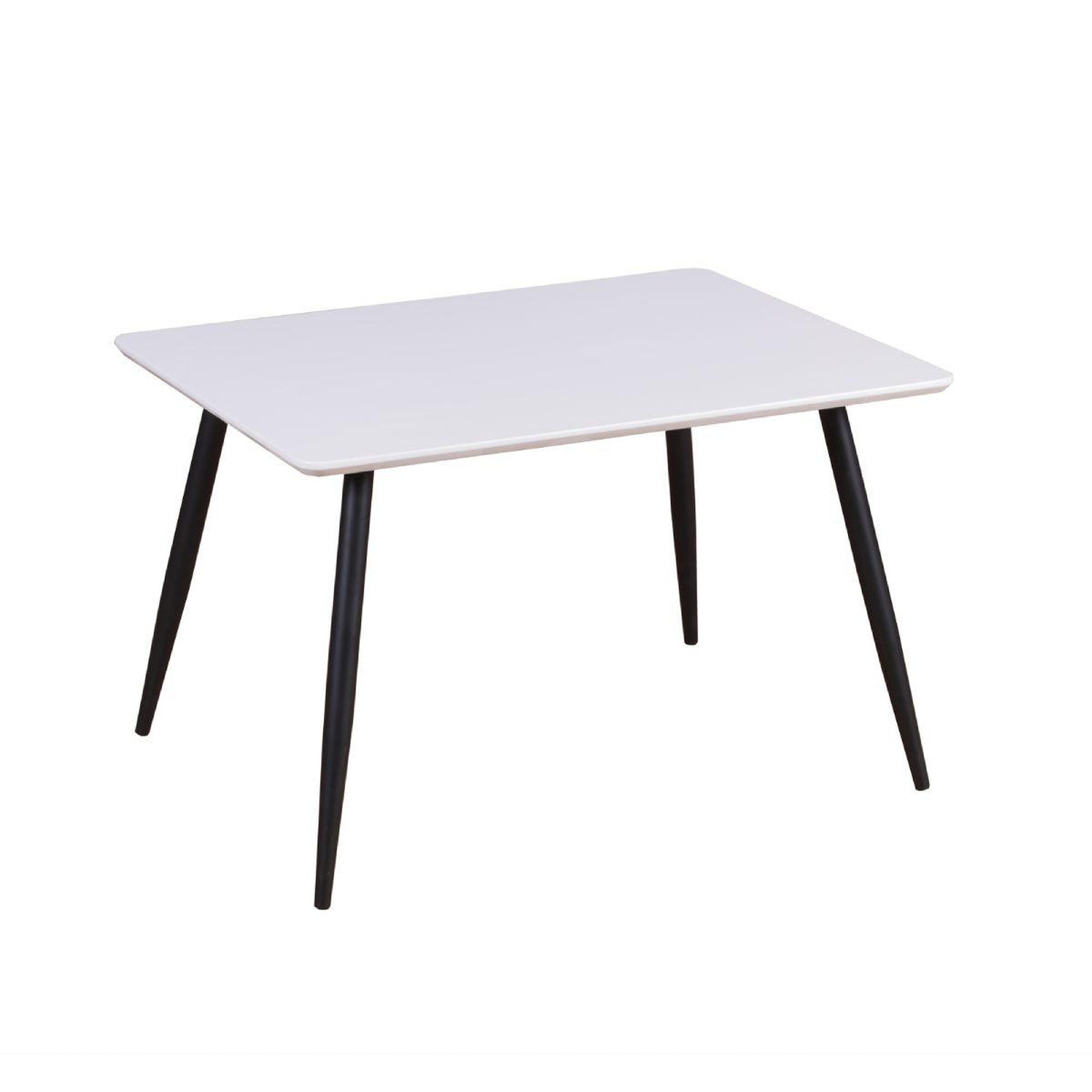 Voir la diapositive 2 : Paris Prix Table enfant  plaza  60x80cm blanc & noir