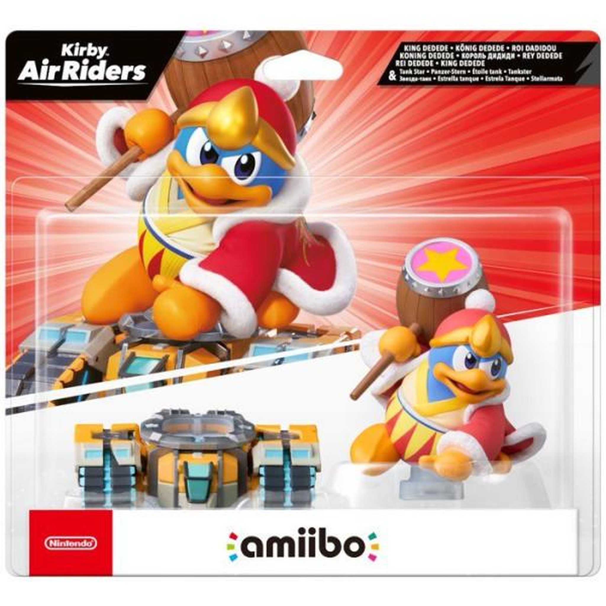 NINTENDO Figurine Amiibo - Roi Dadidou & Étoile Tank • Collection Kirby