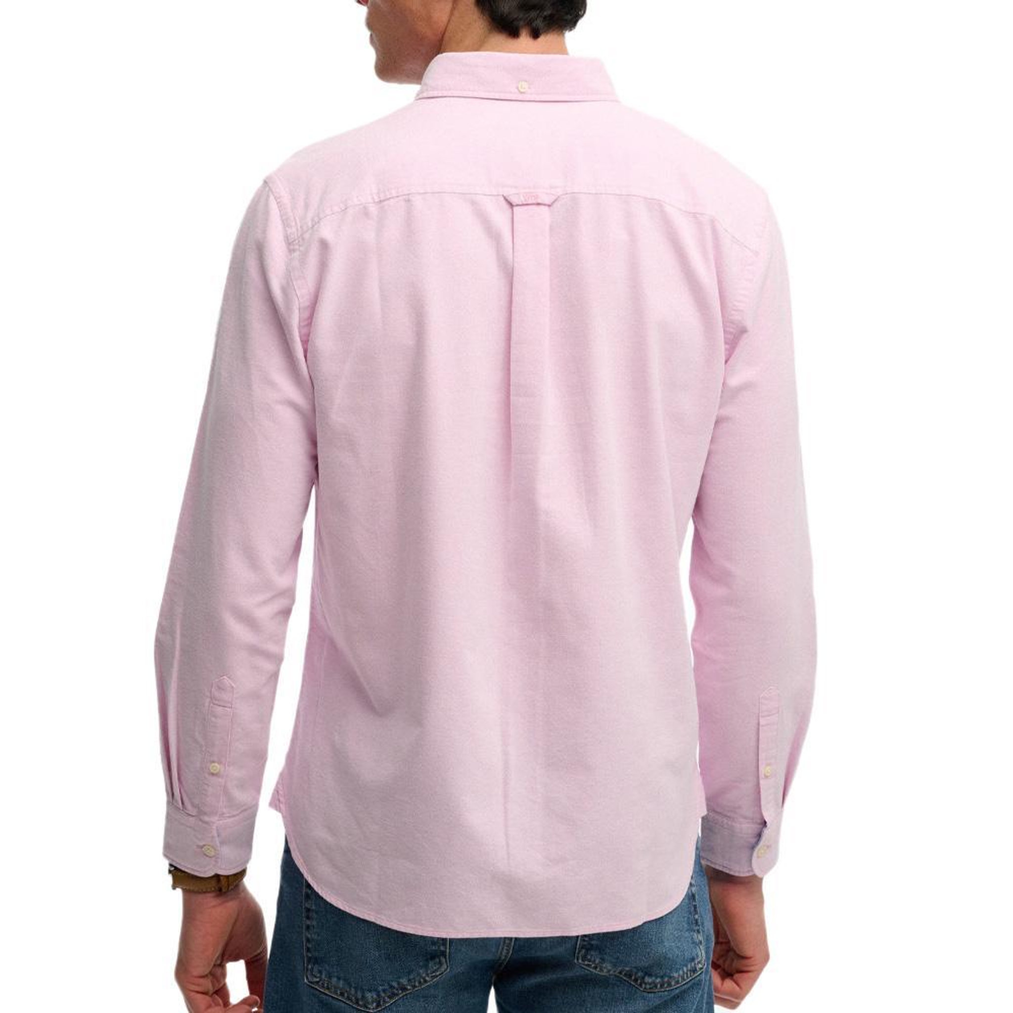 Voir la diapositive 2 : SUPERDRY Chemise Rose Homme Superdry Preppy