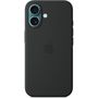 Voir la diapositive 2 : APPLE Coque iPhone 16 Silicone MagSafe Noir