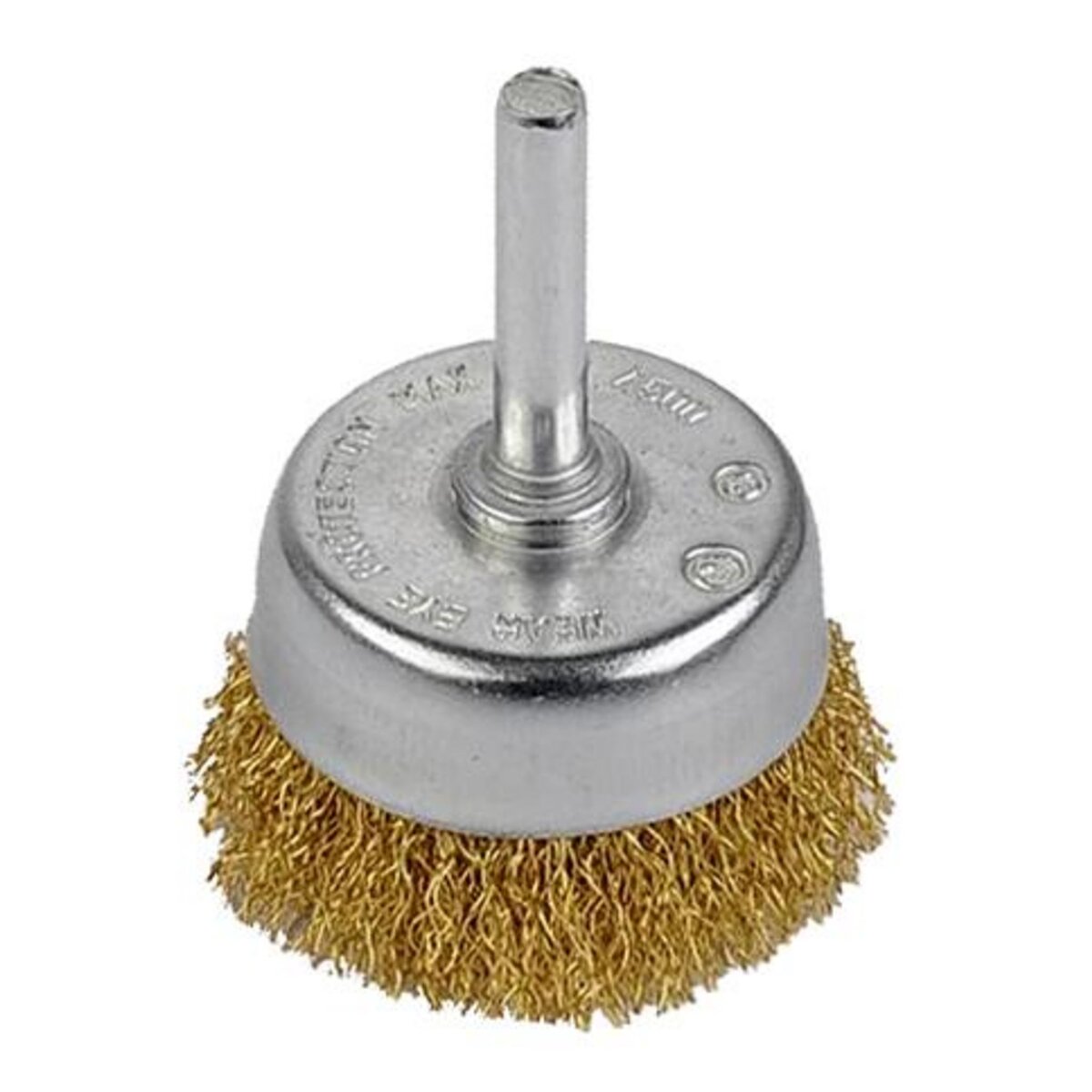 KREATOR Brosse métallique rotative laiton soucoupe Ø 50 mm