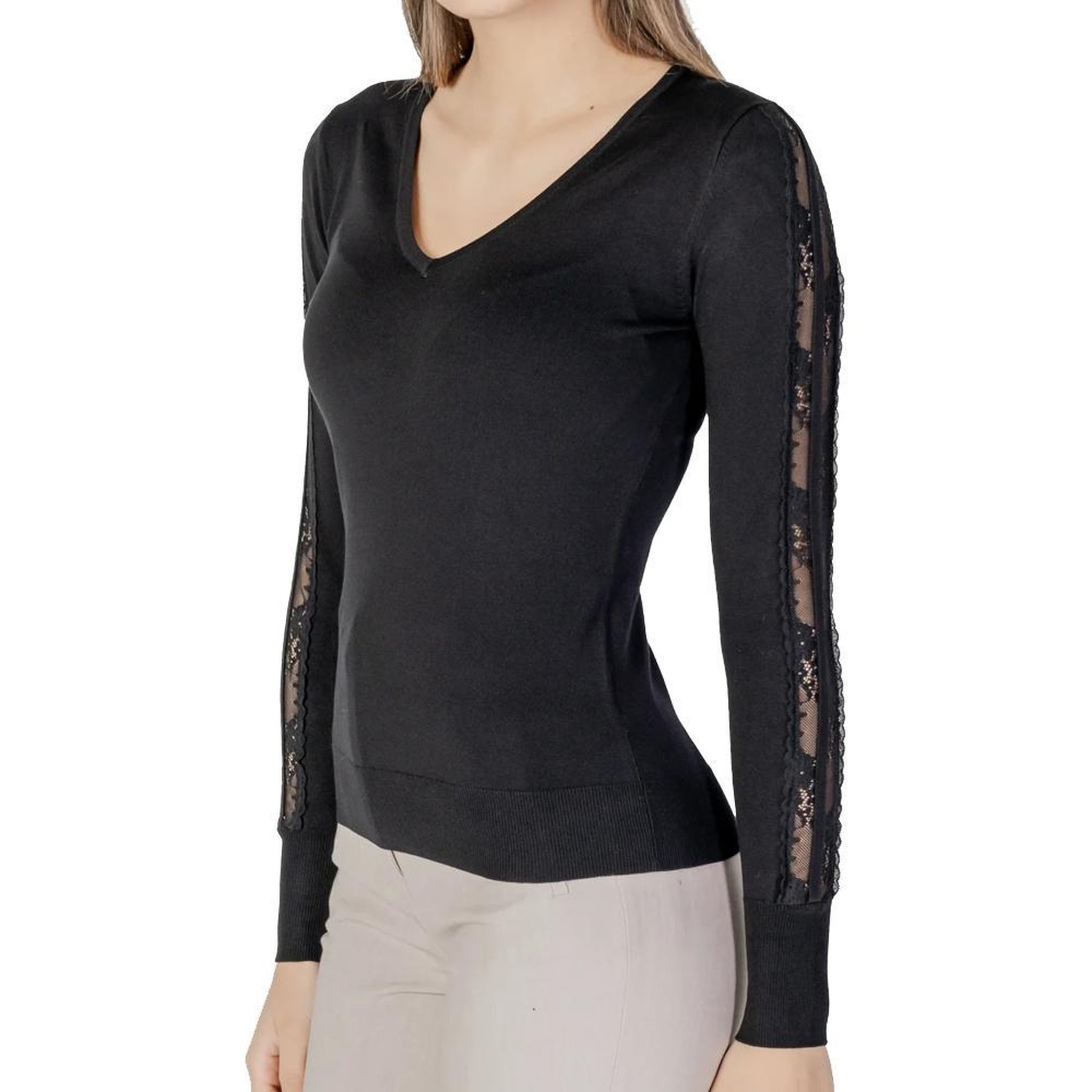 Voir la diapositive 2 : MORGAN Pull Noir Femme Morgan  MIELO