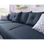 Voir la diapositive 5 : BEST MOBILIER Lena - canapé d'angle réversible convertible - 4 places - style scandinave