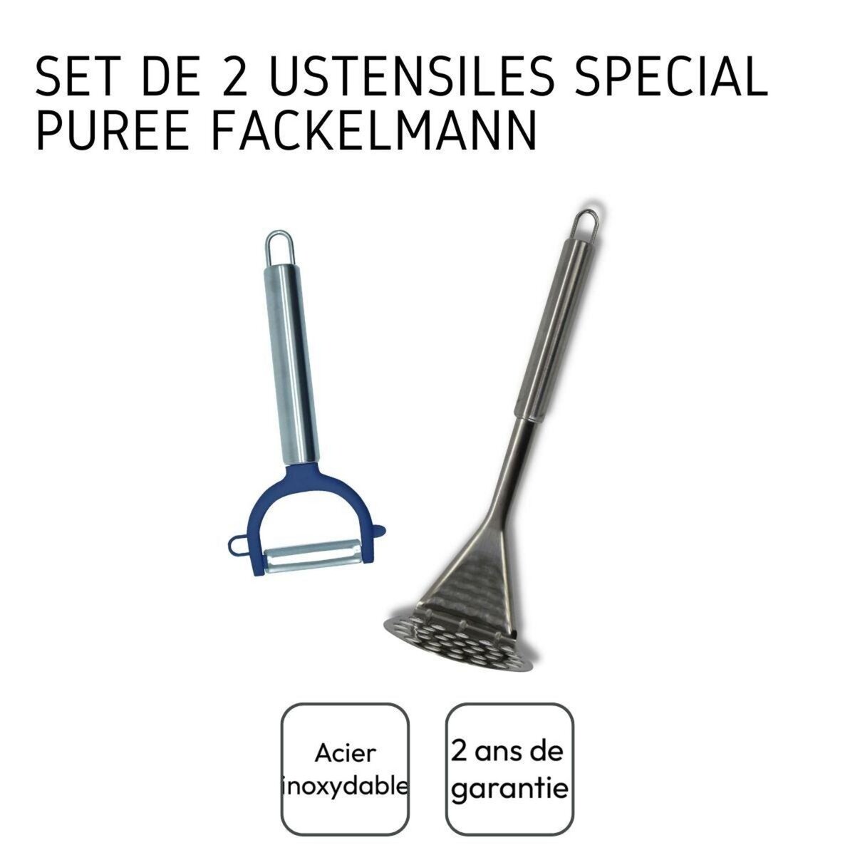 Fackelmann Ensemble de 2 ustensiles spécial purée Fackelmann Elemental