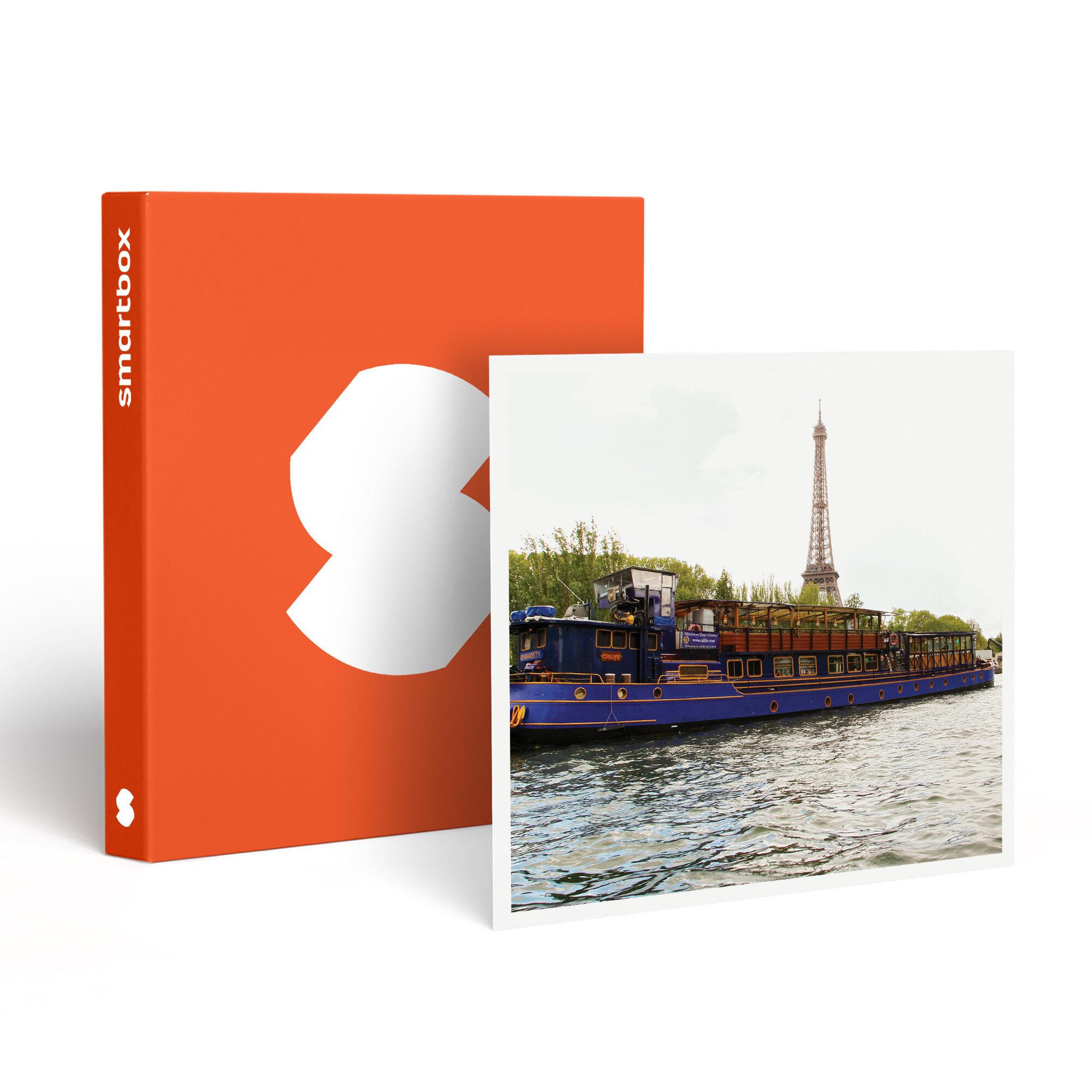 Smartbox 2h de croisière sur la seine avec déjeuner gastronomique 2 plats - coffret cadeau gastronomie