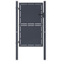 Voir la diapositive 1 : VIDAXL Portail de jardin Acier 100 x 125 cm Anthracite