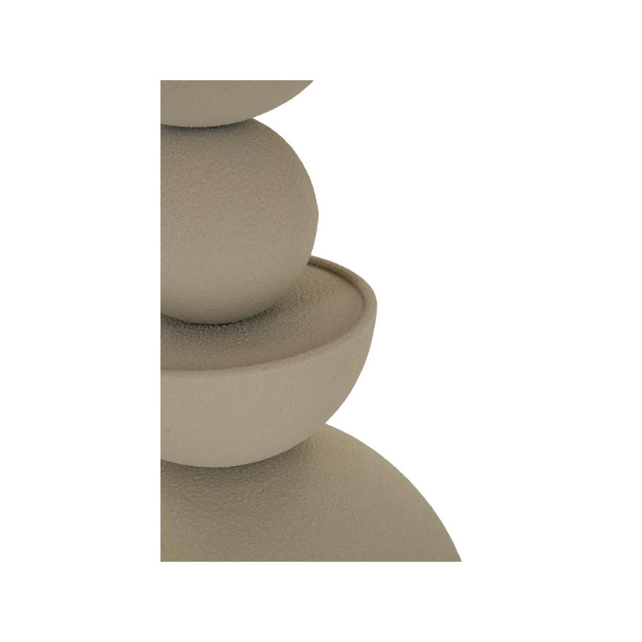Voir la diapositive 4 : Paris Prix Table d'Appoint Miroir  Dune  42cm Crème