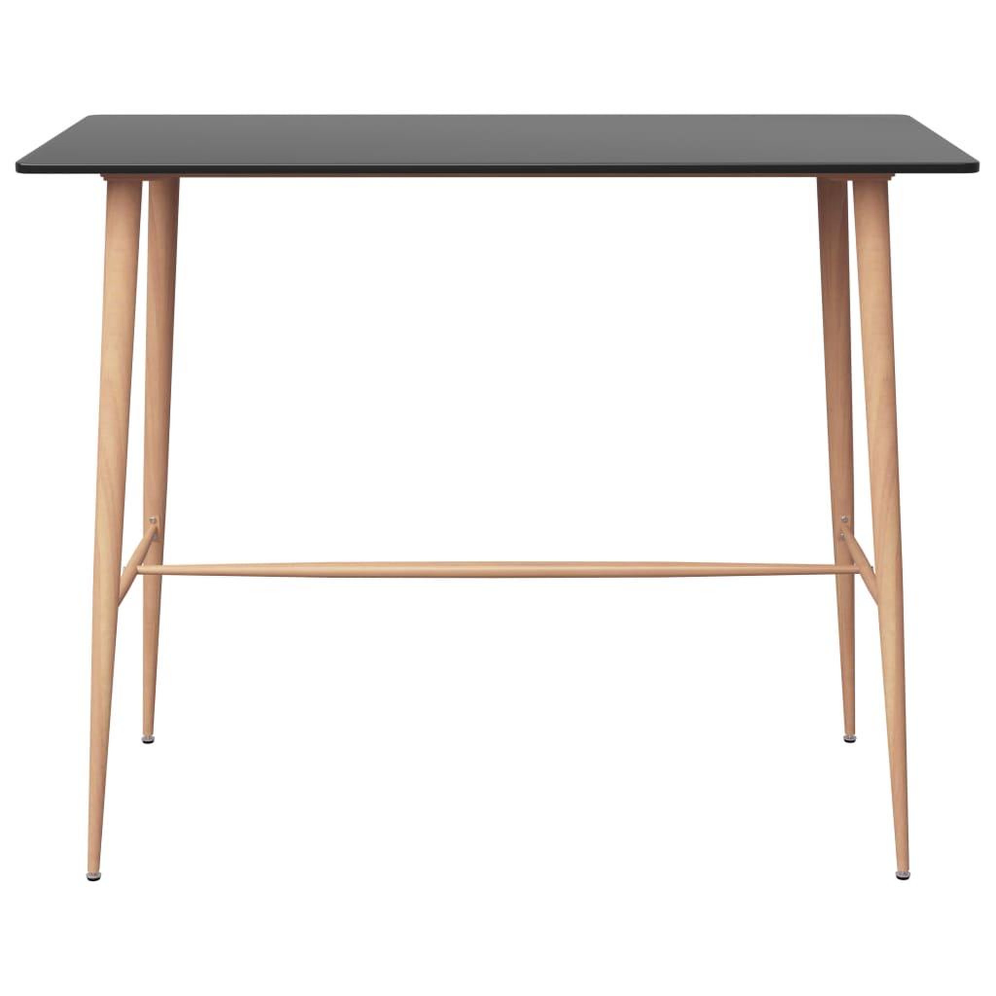 Voir la diapositive 3 : VIDAXL Ensemble de bar 3 pcs Noir