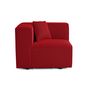 Voir la diapositive 4 : LISA DESIGN Arty - module d'assise droit - en tissu mailles 3d